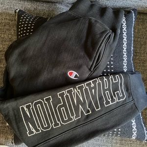Womens Champion Black Sweatpants